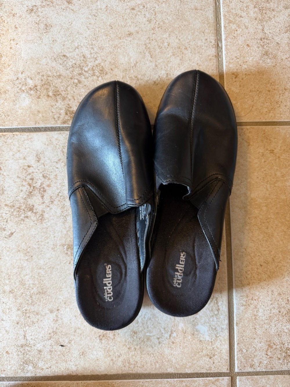 Cuddlers Black Slip-On Mule Clogs